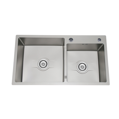 OT-9421不锈钢纳米手工双槽